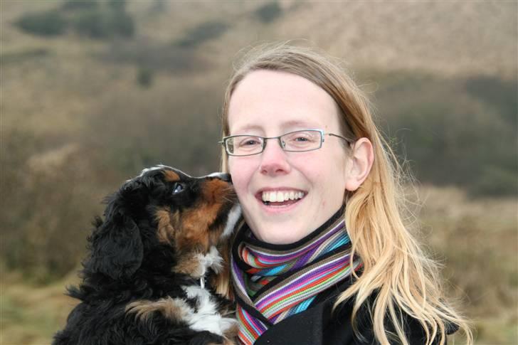 Berner sennenhund Bernhard - Mig og min "mor" billede 8