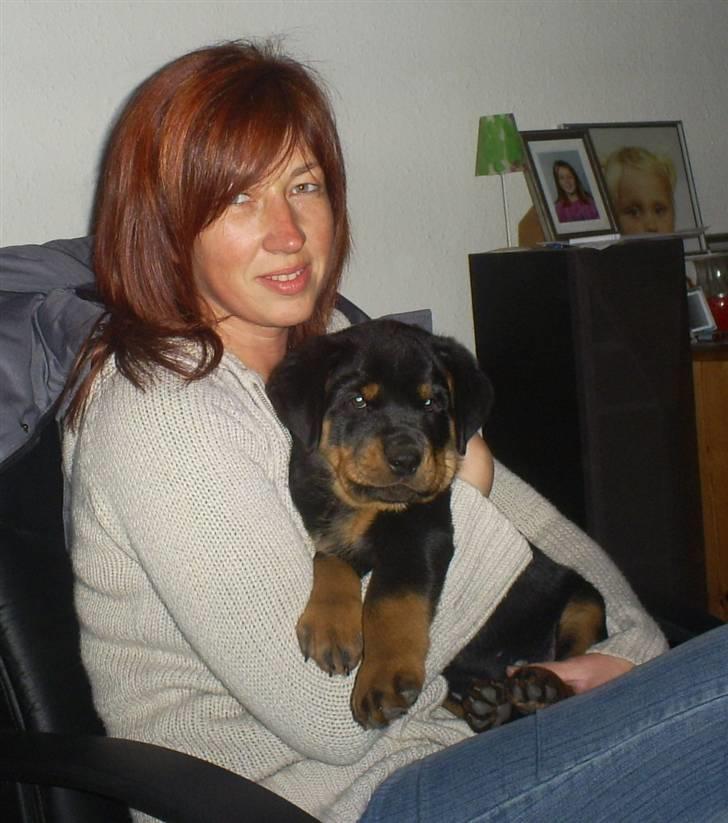 Rottweiler Ziva aka "pølse" - Ziva og jeg 12. feb billede 11