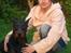 Dobermann Genning's Chavez R.I.P. - Thor og mig ;o)