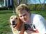 Labrador retriever Piv, aflivet 04-04-12 - 6. sidder bare og bliver taget billed af :)