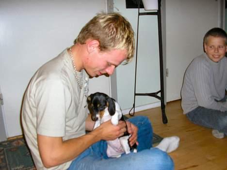 Blanding af racer Mille - Her sidder jeg så med hende den første aften. billede 4