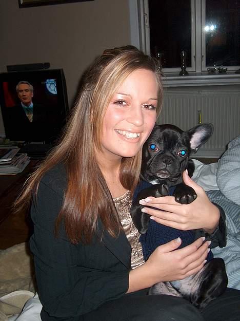 Fransk bulldog Stinger - min mor og jeg.. billede 10