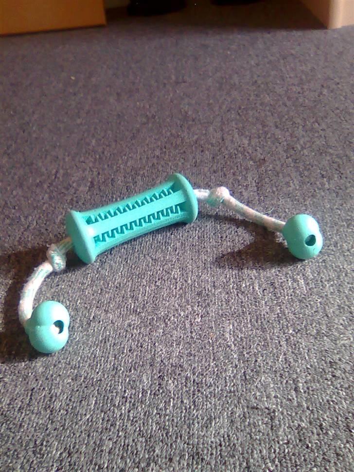 Blanding af racer Mika - mika´s yndlings legetøj.. og så er det endda en der renser tænderne og giver dem bedre ånde :-) skønt... billede 11