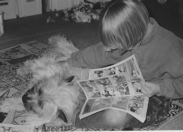 Cairn terrier Rufus R.I.P - mig og ham  billede 2