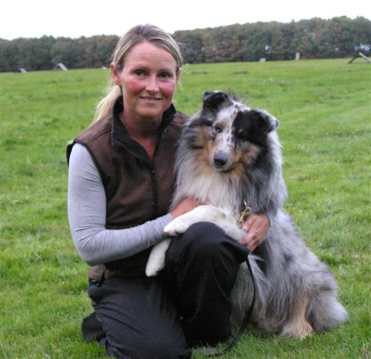 Shetland sheepdog Freddy - Freddy og jeg august 2010 billede 14