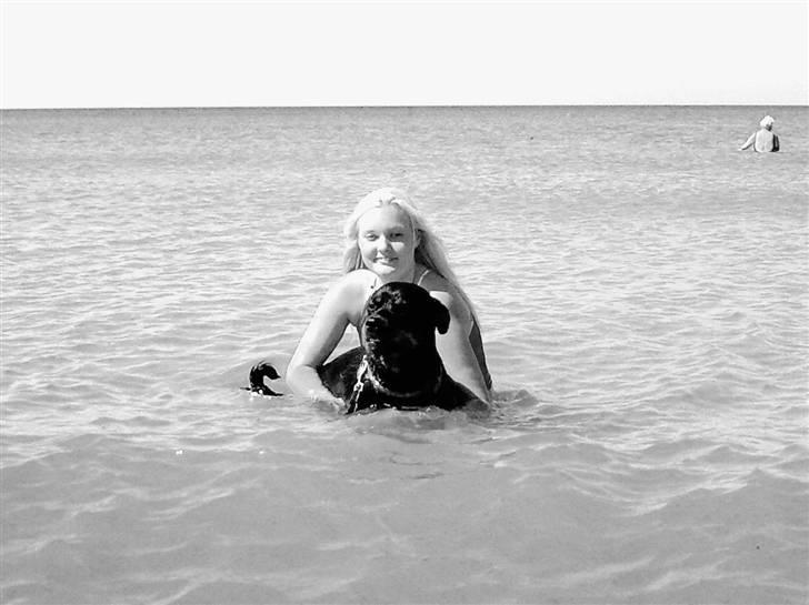 Rottweiler Nugga Chitta Hartmann - Mig og mor på stranden :-) billede 10