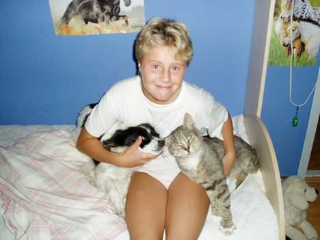 Blanding af racer Pjuske - gode venner billede 4