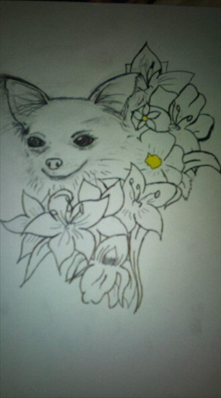 Chihuahua Blondie - SKITSE af minde tegningen af Blondie <3 billede 5