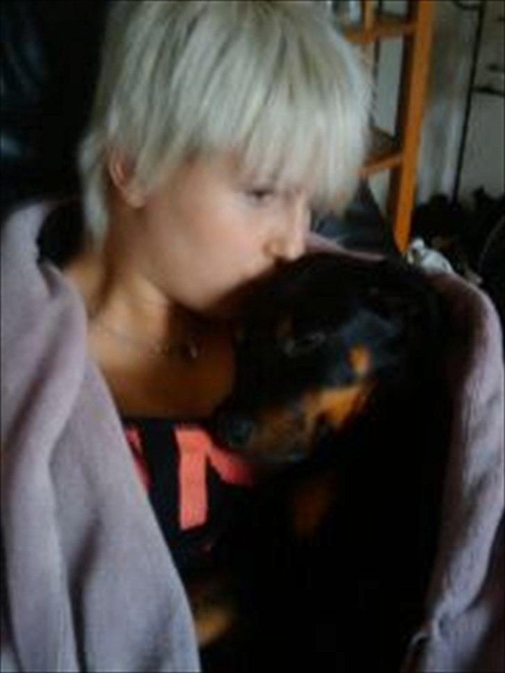 Blanding af racer Tjalfe (rottweiler/labrador) - Min dejlige kæreste og Tjalfe <3 billede 14