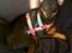Blanding af racer Ratpinscher - Shila , bor hos andre nu - Shila tager sig en slapper på sofaen..