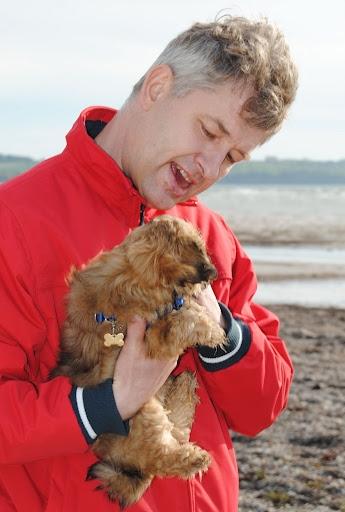 Shih tzu Chico - Chico sammen med morfar billede 19