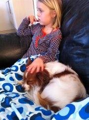 Papillon Liva (himmelhund) - Min niece Emilie , Liva's bedste ven billede 13