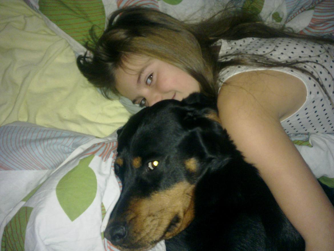 Blanding af racer Molly - Molly og jeg hygger:-D billede 1
