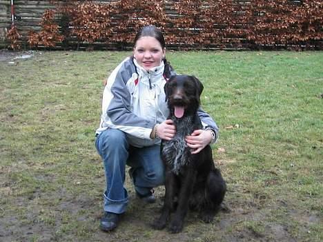 Ruhåret hønsehund Morgan - Morgan og jeg billede 8