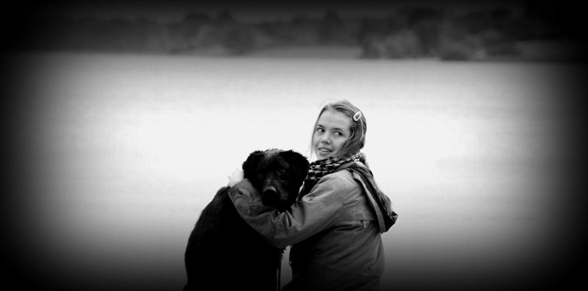 Blanding af racer Balto - Balto og jeg ved Tystrup-bavelse søen :). billede 2