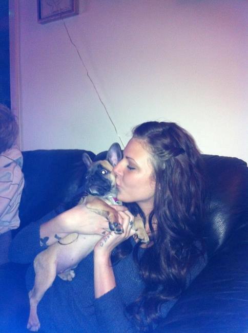 Fransk bulldog Maggie Chanel - nytårs aften <3 billede 3