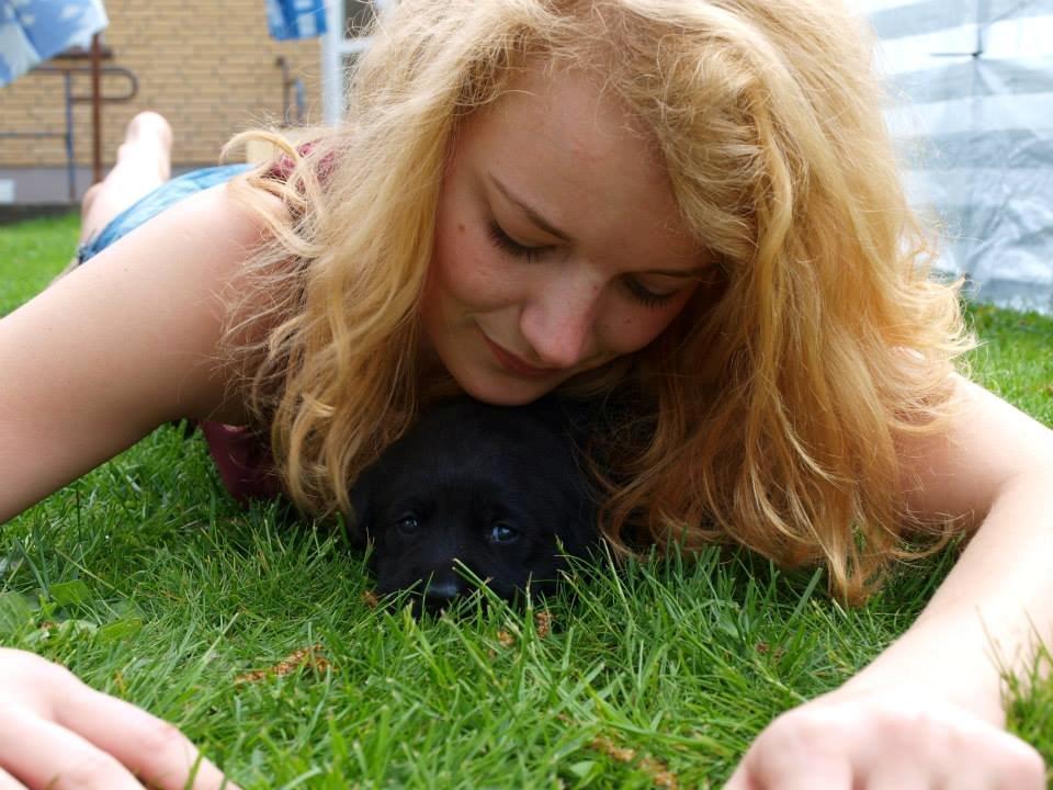 Labrador retriever Hollie - Hollie og jeg. billede 7