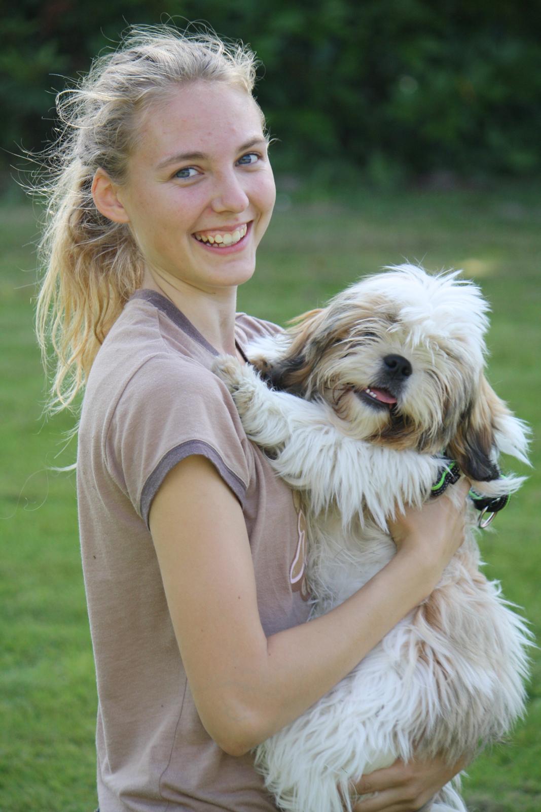 Shih tzu Flindts Darling Little Cille - Cille og jeg :) billede 9