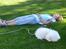 Coton de tulear Charlie - Altid dejligt at tage sig en lur! :D <3