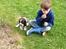 Engelsk springer spaniel "Enzo" sieger's Nothing But Trouble - Dagen hvor Enzo skal med hjem.
Mathias og Enzo.