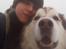 Alaskan malamute Ricky - 200114 Selfe' med den smukke - Gø og Gokke på tur