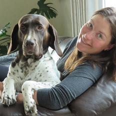 Gammel dansk hønsehund Nynne