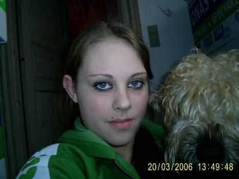 Irish softcoated wheaten terrier Tucky - Mig og mor, det er også fra vores gamle hus .. billede 7