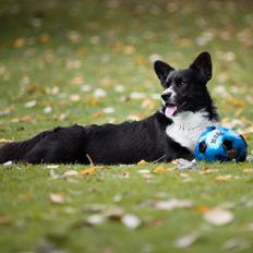 Welsh corgi cardigan Mandene Welsh Dragon, aka Carson