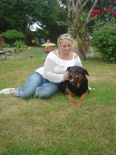 Rottweiler Bianca - mig og Bianca billede 5