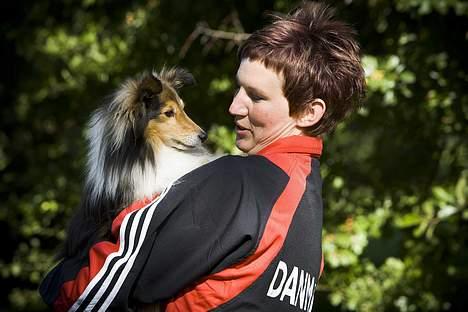 Shetland sheepdog Diva - Diva og jeg billede 7