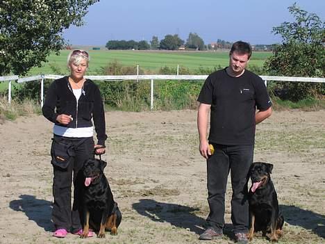 Rottweiler Xena  - De to fine tæver :O) og nr. 1 og 2 i konkurrencen billede 14