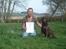 Labrador retriever Brown Hunts Bertha R.I.P.