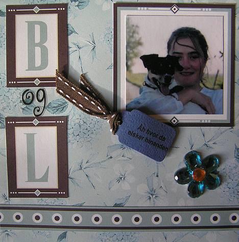 Dansk svensk gaardhund Bella *Himmelhund* - Fra min bella-scrapbog. Fra min konfirmation i september 2000. billede 19