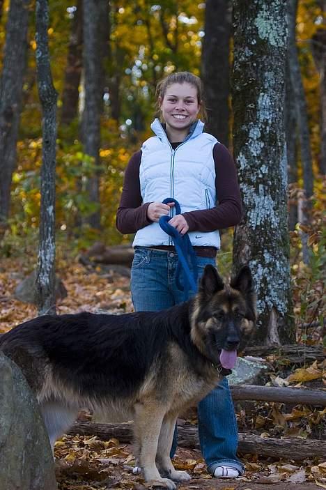 Schæferhund Sheba - På skovtur billede 8