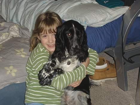 Cocker spaniel Freya - Freya med sin bedste ven Ashleigh. Freya savner hende. billede 17