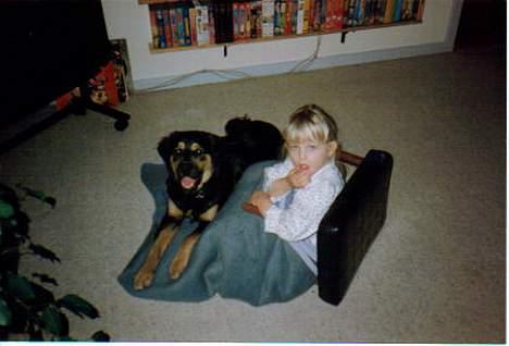 Blanding af racer Nicki  - Nicki og jeg, som vi hyggede os da vi var små. *NYT* billede 3