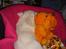 Golden retriever Alfa(Alpha) - Taget natten imellem den 8.2.07 0g 9.2.07, Alfa sover tryk i sin nye seng