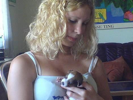 Blanding af racer Sonja - Mor til én - Er lige kommet hjem fra Prag, så måtte da lige ned og se til min lille Prinsesse, kun en uge gammel! billede 3