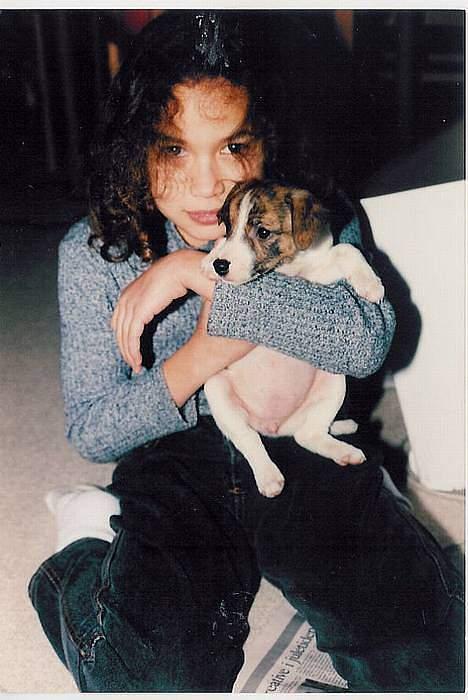 Dansk svensk gaardhund Sitta † ´09 - Sitta og jeg 1996 billede 11