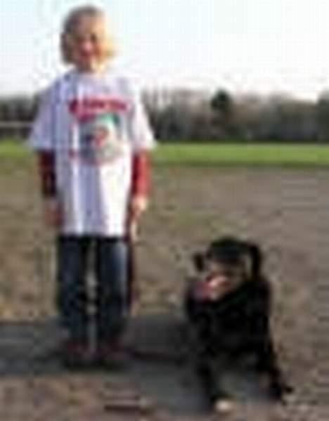 Blanding af racer Balou -aflivet(næsten 16) - Balou og mig til træning 2003 billede 3