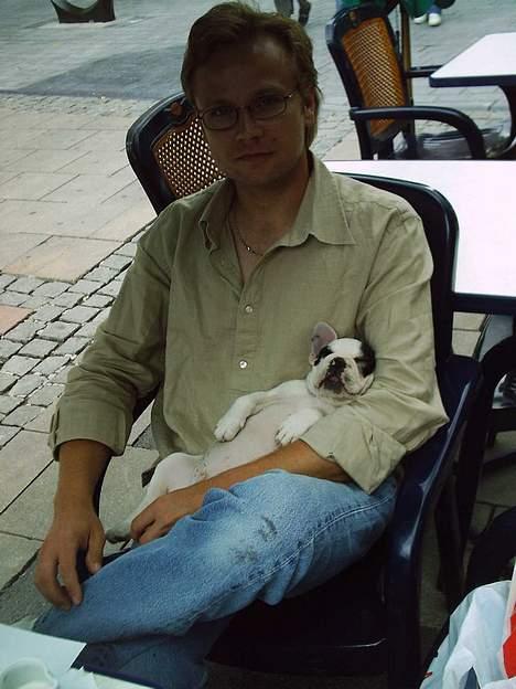 Fransk bulldog Prins Freddy R.I.P - Far og Freddy 9 uger  billede 12