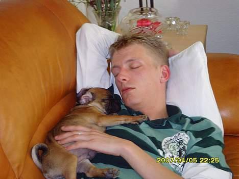 Blanding af racer Magnus - Tar lige en blunder med far... billede 3