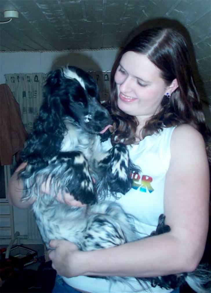 Cocker spaniel Mika - Mika og mig :) billede 1