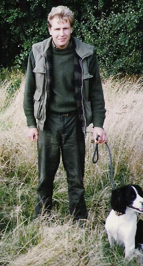 Field Trial spaniel Fine - Fine med far til jagttræning i 1997 billede 7