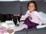 Bullterrier                     Jazzy - Prinsesse 1 & 2 - Så er der dømt sofahygge foran skærmen med Barbie i rollen som Rapunzel *Gg*