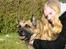 Schæferhund Nathja RIP - 2009/ 13½ ÅR - Nathja & Jeg D. 11 Marts 2009.
