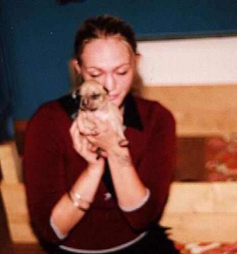 Amerikansk staffordshire terrier Betty Boop Magic Charm - Her er Frøyas lille valp Bezzy.1uke gammel .. billede 11