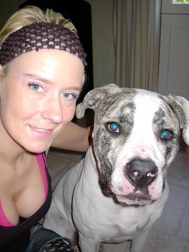 Amerikansk bulldog Odin R.I.P - Bar´ min mor og jeg =0) billede 6