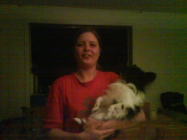 Papillon siggi - mor og mig billede 5