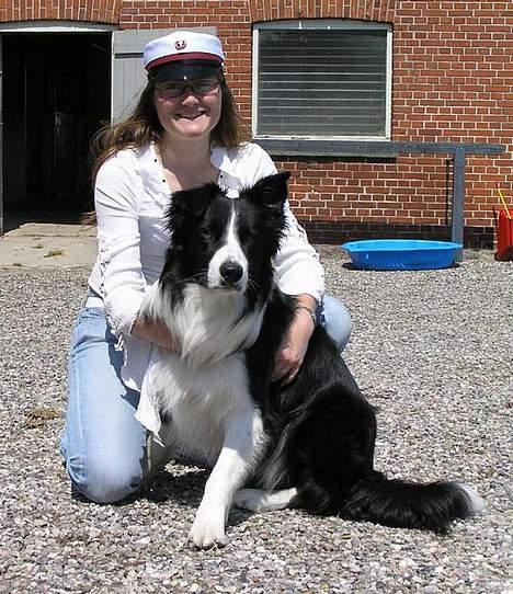 Border collie Tarco *himmelhund* - Her er Tarco og jeg efter jeg blev student tirsdag d. 14 juni 2005 billede 15